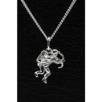 MOOYE ® - Collectie Zilveren Cupido ketting hanger