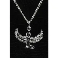 MOOYE ® - Collectie Zilveren Godin Isis ketting hanger