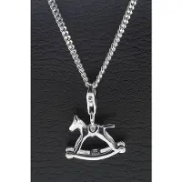 MOOYE ® - Collectie Zilveren Hobbelpaard hanger n bedel