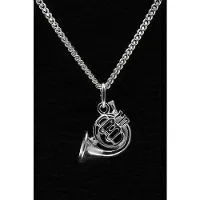 MOOYE ® - Collectie Zilveren Waldhoorn ketting hanger - klein