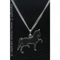 MOOYE ® - Collectie Zilveren Hackney ketting hanger