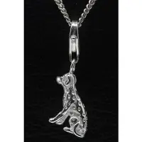 MOOYE ® - Collectie Zilveren Dalmati r hanger n bedel