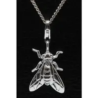 MOOYE ® - Collectie Zilveren Vlieg hanger n bedel