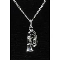 MOOYE ® - Collectie Zilveren Tuba ketting hanger