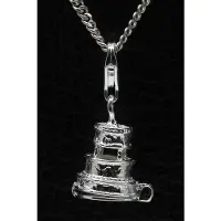 MOOYE ® - Collectie Zilveren Trouwtaart te openen hanger n bedel