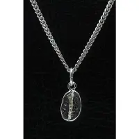 MOOYE ® - Collectie Zilveren Koffie boon ketting hanger
