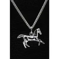 MOOYE ® - Collectie Zilveren Paard ketting hanger - in galop