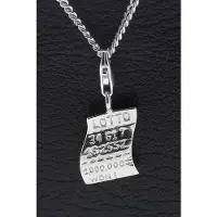 MOOYE ® - Collectie Zilveren Lotto winnend lot hanger n bedel