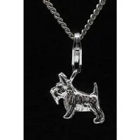 MOOYE ® - Collectie Zilveren Terrier hanger n bedel