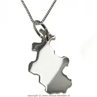 MOOYE ® - Collectie Zilveren Provincie Overijssel ketting hanger