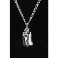 MOOYE ® - Collectie Zilveren Paprika ketting hanger