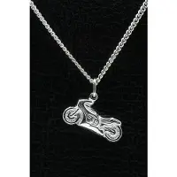 MOOYE ® - Collectie Zilveren Honda racemotor ketting hanger