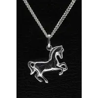 MOOYE ® - Collectie Zilveren Paard ketting hanger