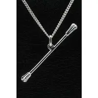 MOOYE ® - Collectie Zilveren Baton - Twirl stokje ketting hanger