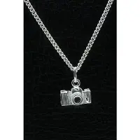 MOOYE ® - Collectie Zilveren Fototoestel ketting hanger