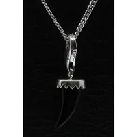 MOOYE ® - Collectie Zilveren Tand Onyx hanger n bedel