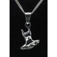 MOOYE ® - Collectie Zilveren Ballet jurk ketting hanger