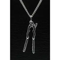 MOOYE ® - Collectie Zilveren Notenkraker ketting hanger