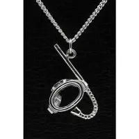 MOOYE ® - Collectie Zilveren Duikbril met snorkel ketting hanger