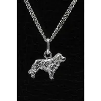 MOOYE ® - Collectie Zilveren Podhalanski owczarek ketting hanger - klein
