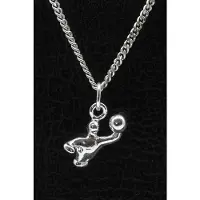 MOOYE ® - Collectie Zilveren Waterpolospeler 2 ketting hanger