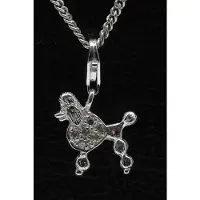 MOOYE ® - Collectie Zilveren Koningspoedel hanger n bedel