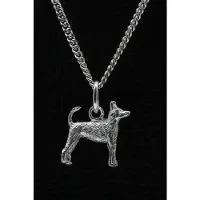 MOOYE ® - Collectie Zilveren Podenco portugues ketting hanger - klein