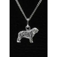 MOOYE ® - Collectie Zilveren Perro de Aguas ketting hanger - klein