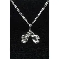 MOOYE ® - Collectie Zilveren Bokshandschoenen ketting hanger