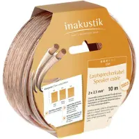 Inakustik 10m Star Speaker Cable audio kabel Transparant