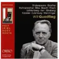 OUTHERE Will Quadflieg - Der Schauspieler Im Spiegel Der Dic (CD)