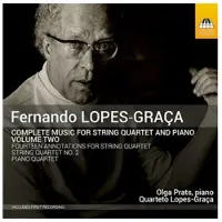 OUTHERE Olga Prats & Quarteto Lopes-Graça - Fernando Lopes-Graça: Complete Music For String Quartet & Piano Volume Two (CD)