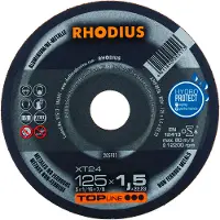 Rhodius TOPline lll XT24 Doorslijpschijf - Extra dun - 125 x 22,23 x 1,5mm - Non-Ferro (50st)