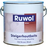 Ruwol Steigerhoutbeits Old Brown Wash 2,5 liter