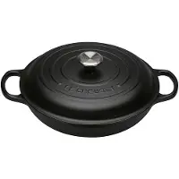 Le Creuset Braadpan Multi Functie Laag Zwart 26 cm