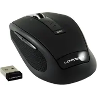 LC-Power M800BW muis RF Draadloos Optisch 2000 DPI Zwart