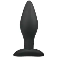 Easytoys Anal Collection Medium Zwarte Siliconen Buttplug