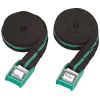 Wolfcraft Bandspanners | Met veerklem | 120kg | L 4m | 2 stuks - 3421000