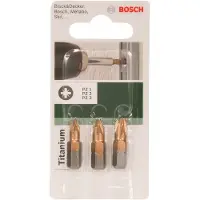Bosch 2609255968 3-delige schroefbitset Titanium (PZ) (3st)