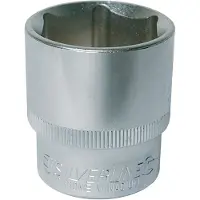 Silverline 686137 Dopsleutel - Zeskant - Inch - 3/8" - 1/2"