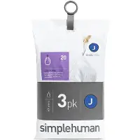 Simplehuman Vuilniszakken Code J - 38-40 Liter (60 stuks)