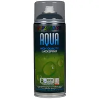 Motip Dupli-Color Aqua Hoogglans RAL9005 Zwart 350 ML