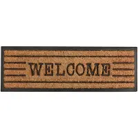 Esschert Design Deurmat Rubber Met Kokos Welcome 75x25