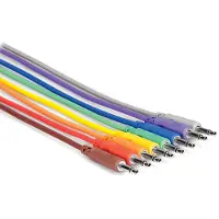 Hosa Technology CMM-830 Patchkabels 3.5 Mm 30.48 Cm (8 Stuks)