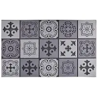 Esschert Design Rubber Mat Mozaiek Zwart 45 X 76 X 1 Cm