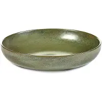 Serax Diep Bord Surface Tableware By Sergio Herman Camo Green L 21 x 21 x 4 cm