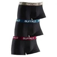 Buffalo Onderbroek donkerbeige / petrol / donkerrood / zwart
