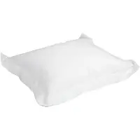 Yumeko Kussensloop Katoensatijn 60x70 Wit - Eco, Bio & Fairtrade