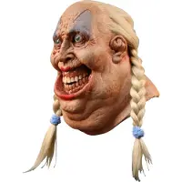 Vegaoo Masker van een angstaanjagende vrouw voor volwassenen Halloween - Verkleedmasker - One size