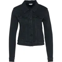 Noisy May Tussenjas 'Debra' black denim